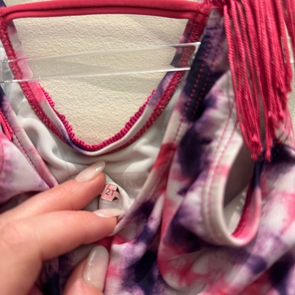 Andy & Evan Pink and Purple Tie-Dye Swimsuit 2T - Picture 5 of 5